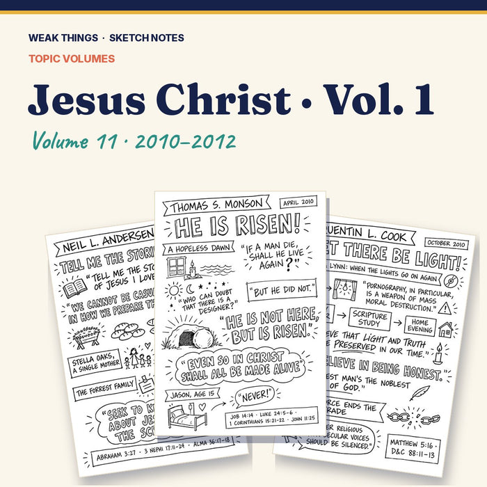Jesus Christ, Volume 11: 25 Conference Talks in Sketch Notes