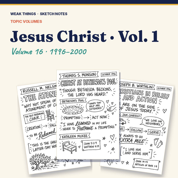 Jesus Christ, Volume 16: 25 Conference Talks in Sketch Notes