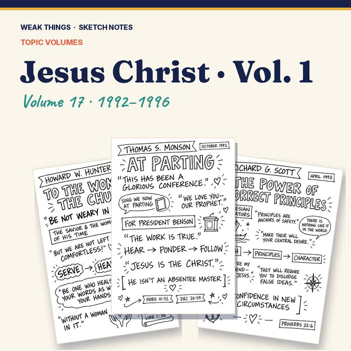 Jesus Christ, Volume 17: 25 Conference Talks in Sketch Notes
