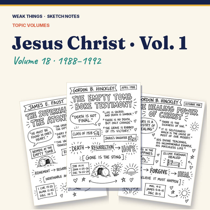 Jesus Christ, Volume 18: 25 Conference Talks in Sketch Notes