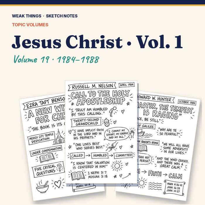 Jesus Christ, Volume 19: 25 Conference Talks in Sketch Notes
