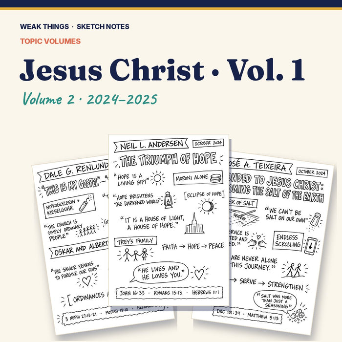 Jesus Christ, Volume 2: 25 Conference Talks in Sketch Notes
