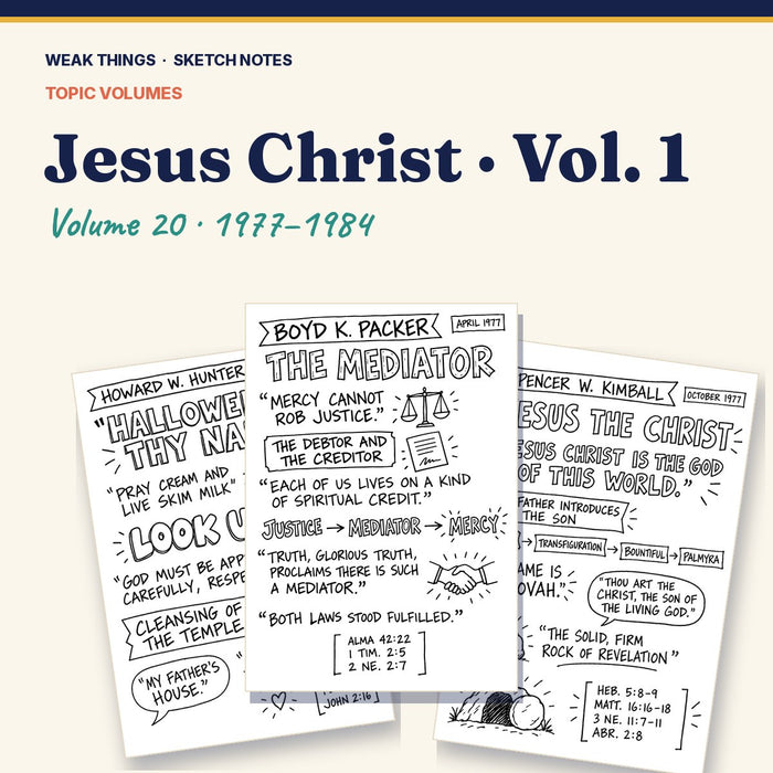 Jesus Christ, Volume 20: 25 Conference Talks in Sketch Notes
