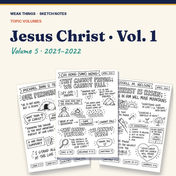 Jesus Christ, Volume 5: 25 Conference Talks in Sketch Notes