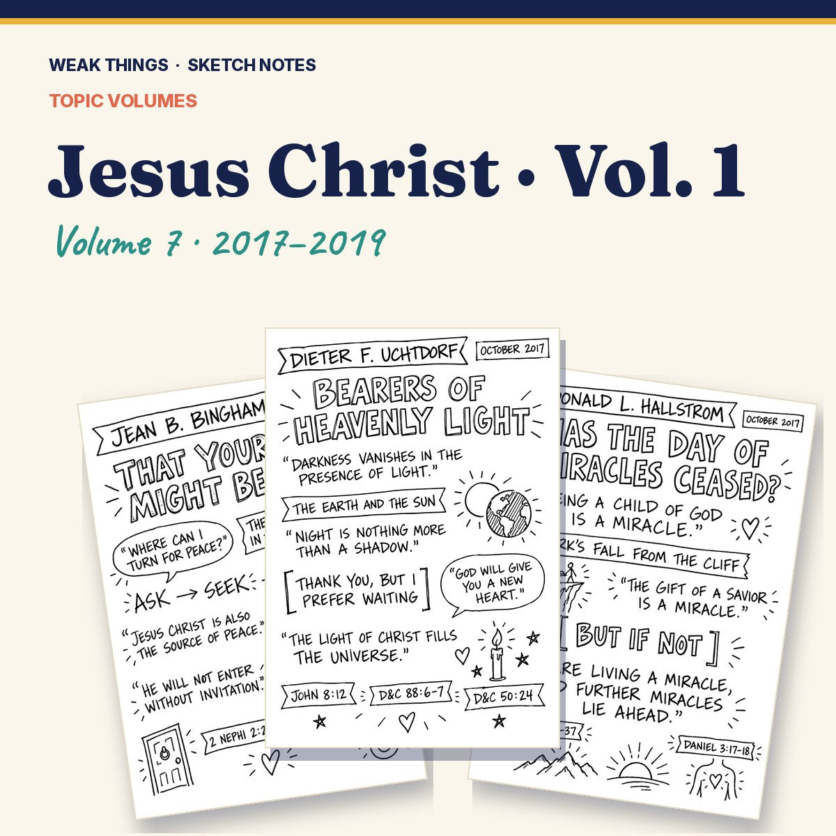 Jesus Christ, Volume 7: 25 Conference Talks in Sketch Notes cover