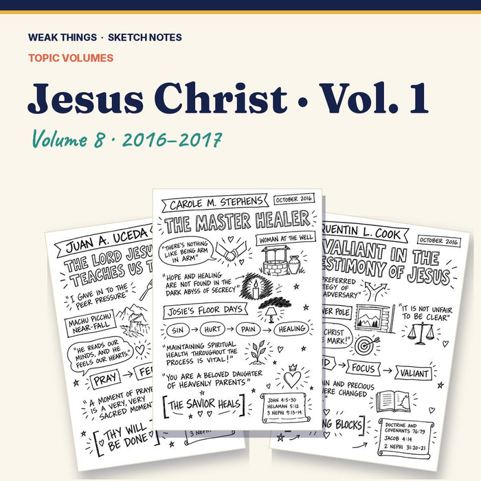 Jesus Christ, Volume 8: 25 Conference Talks in Sketch Notes