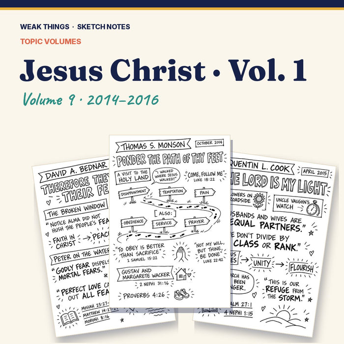 Jesus Christ, Volume 9: 25 Conference Talks in Sketch Notes
