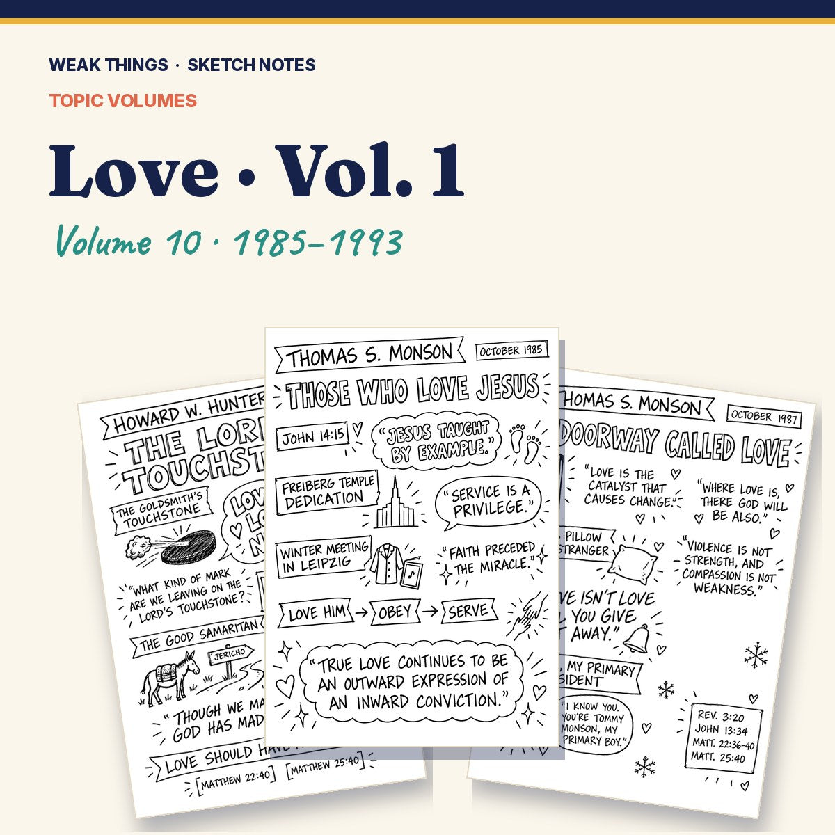 Love, Volume 10: 25 Conference Talks in Sketch Notes cover