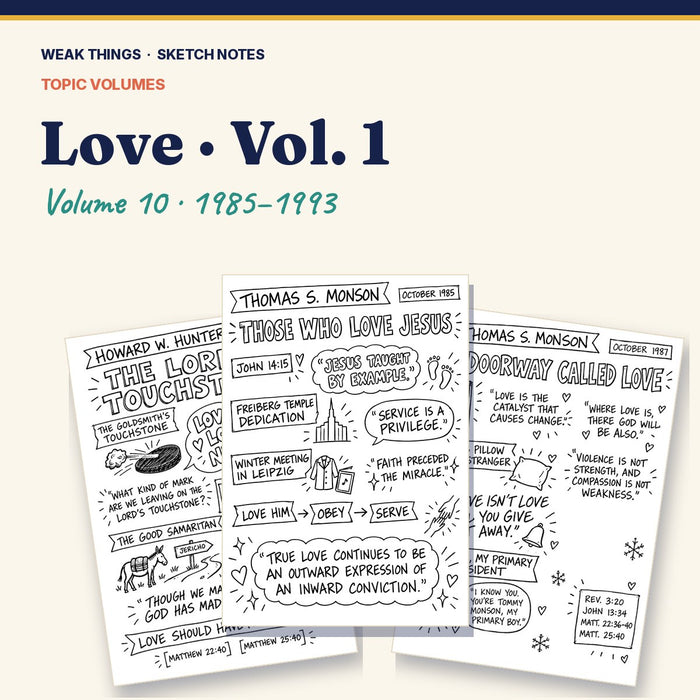 Love, Volume 10: 25 Conference Talks in Sketch Notes