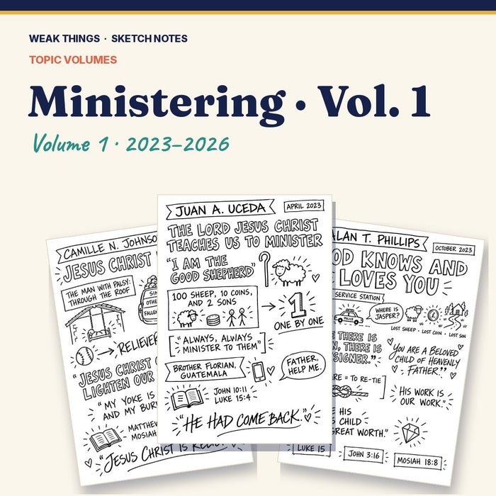 Ministering, Volume 1: 25 Conference Talks in Sketch Notes