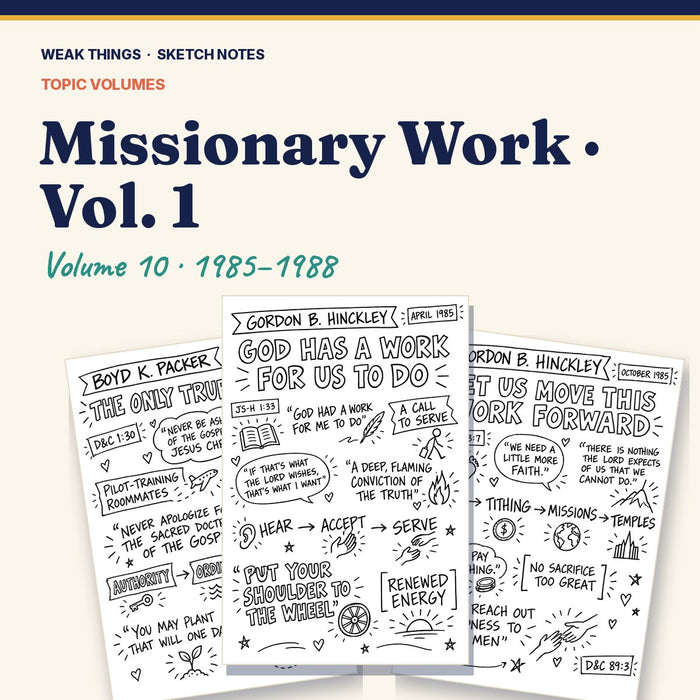 Missionary Work, Volume 10: 25 Conference Talks in Sketch Notes