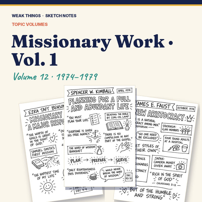 Missionary Work, Volume 12: 25 Conference Talks in Sketch Notes