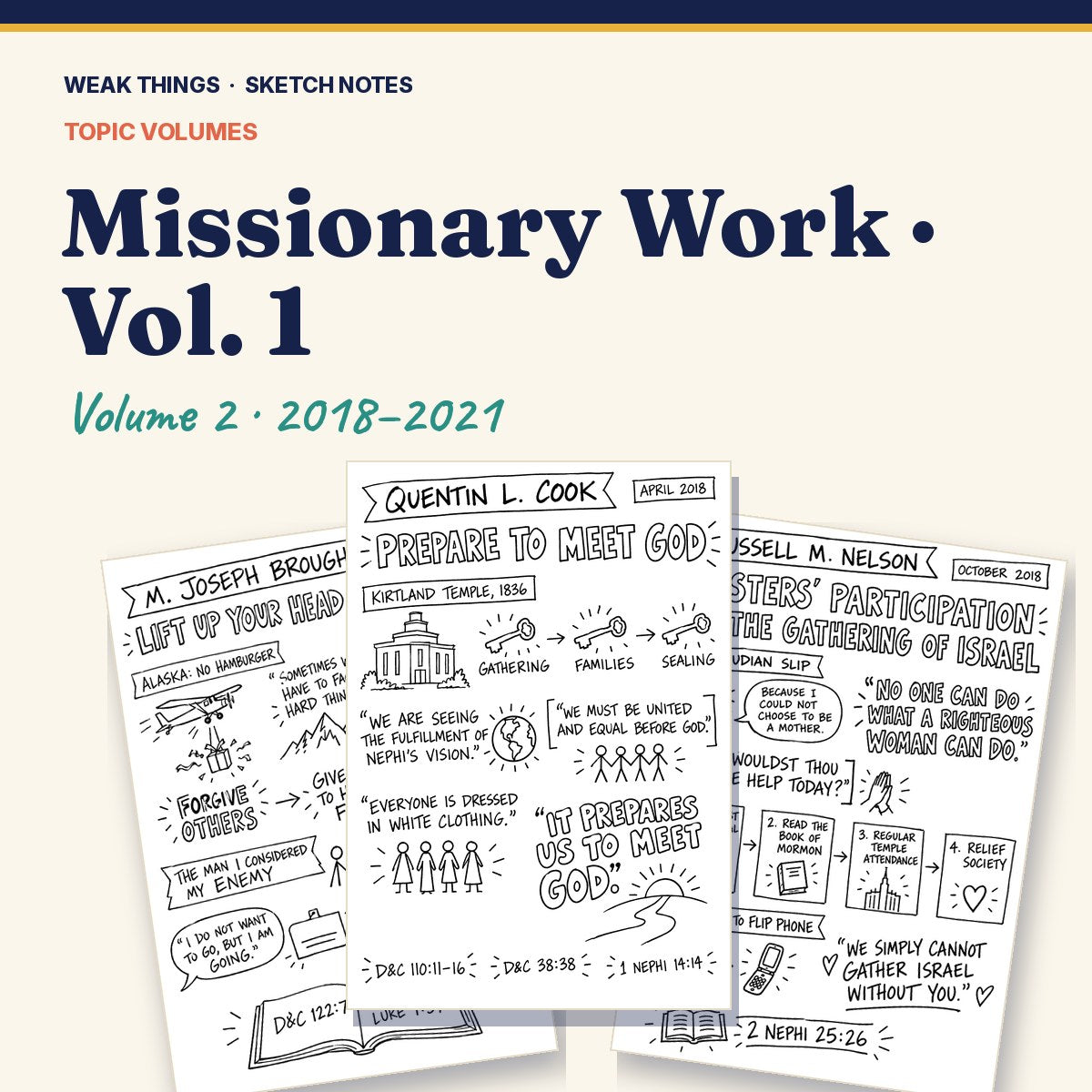 Missionary Work, Volume 2: 25 Conference Talks in Sketch Notes cover