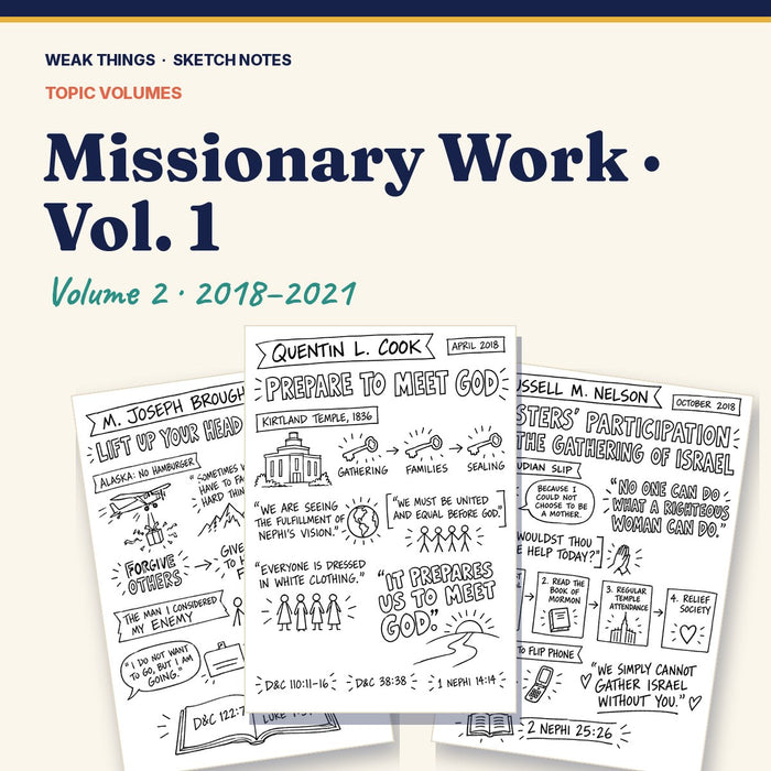 Missionary Work, Volume 2: 25 Conference Talks in Sketch Notes