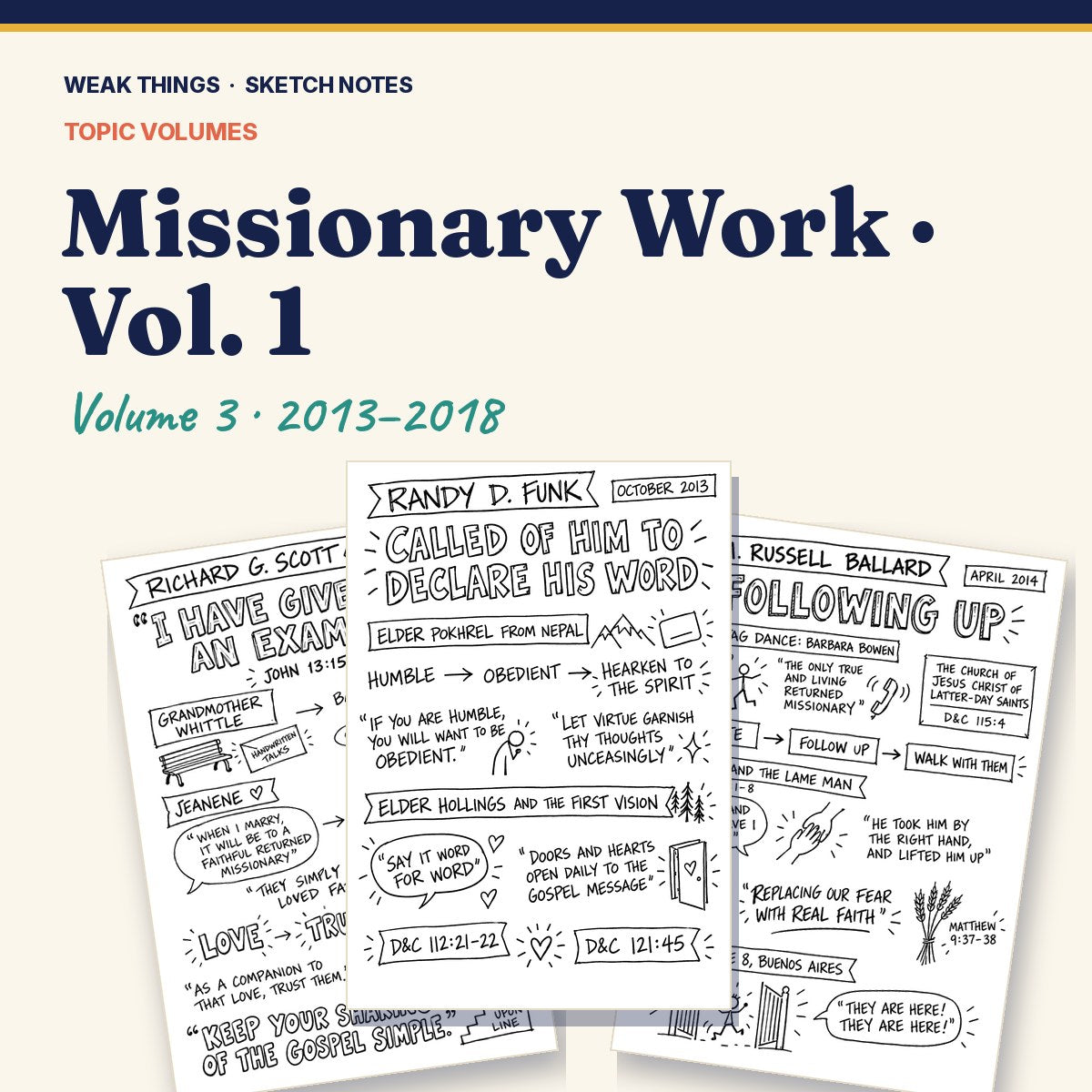 Missionary Work, Volume 3: 25 Conference Talks in Sketch Notes cover