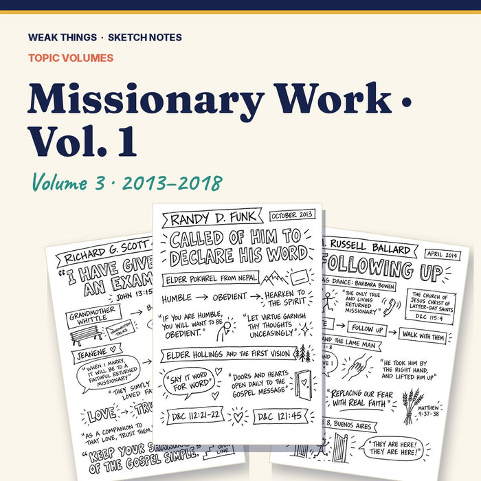 Missionary Work, Volume 3: 25 Conference Talks in Sketch Notes