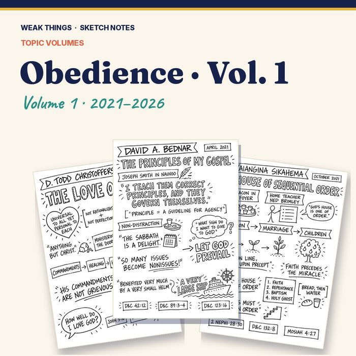 Obedience, Volume 1: 25 Conference Talks in Sketch Notes
