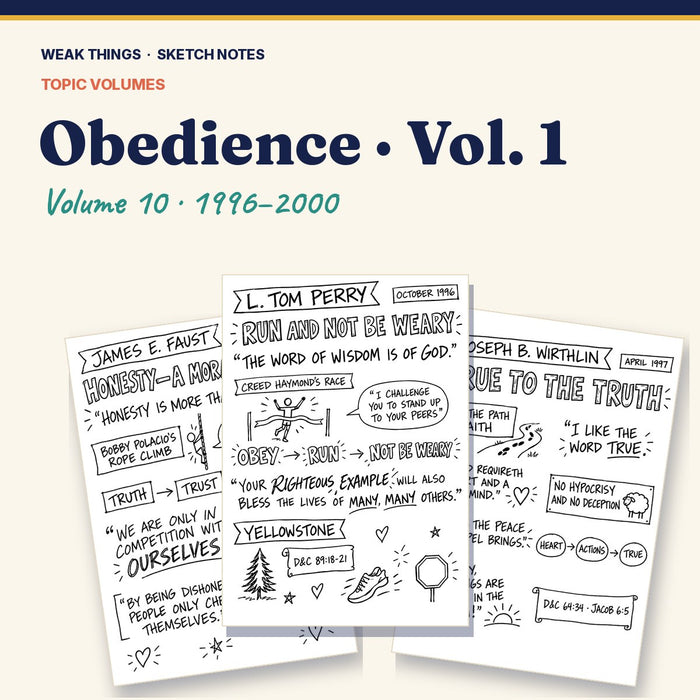 Obedience, Volume 10: 25 Conference Talks in Sketch Notes