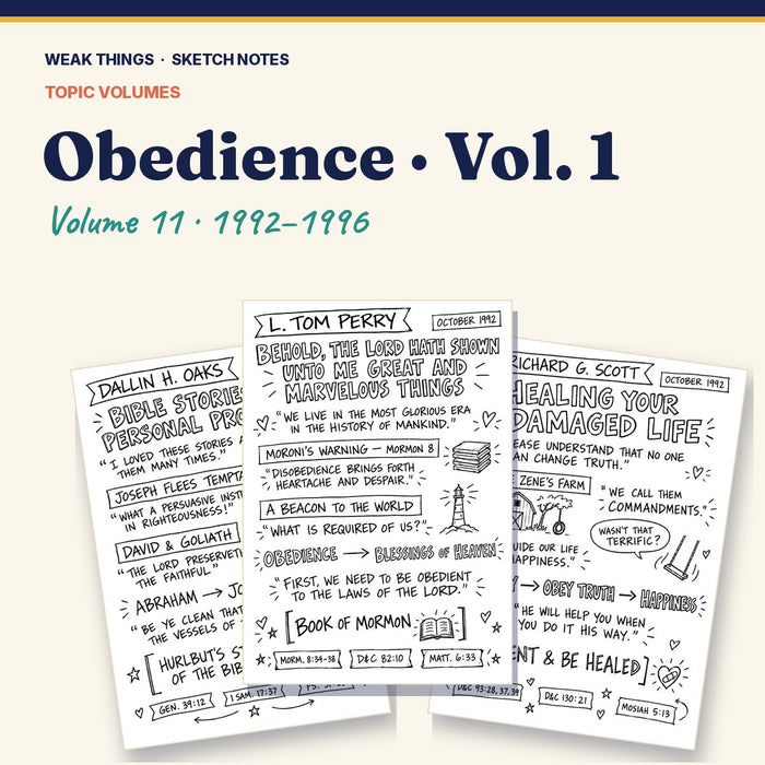 Obedience, Volume 11: 25 Conference Talks in Sketch Notes