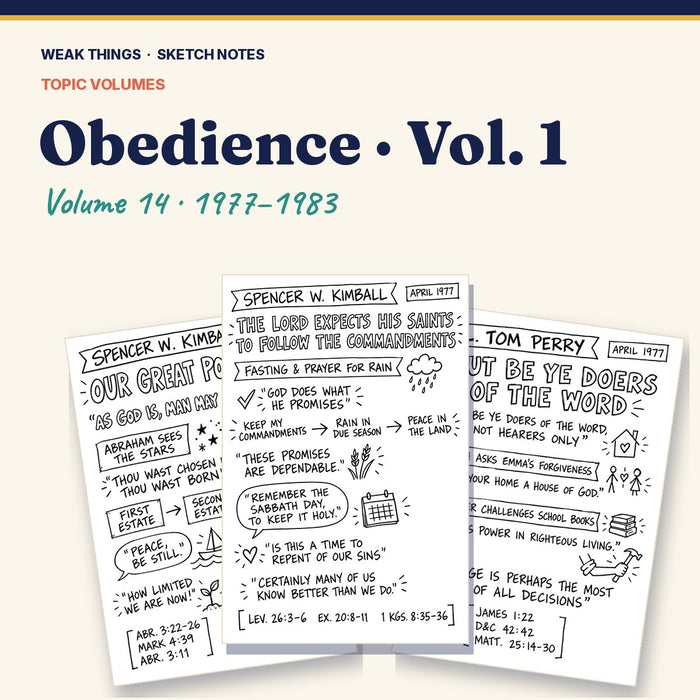 Obedience, Volume 14: 25 Conference Talks in Sketch Notes