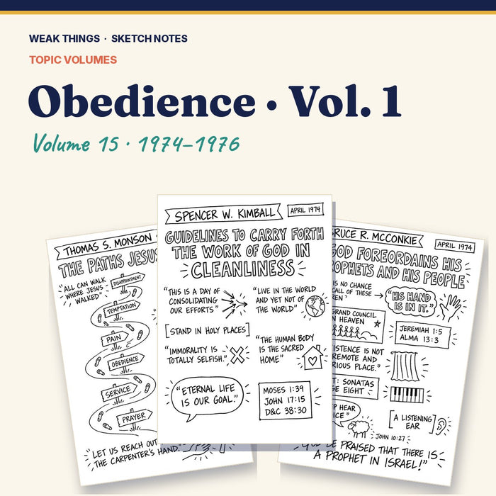 Obedience, Volume 15: 25 Conference Talks in Sketch Notes