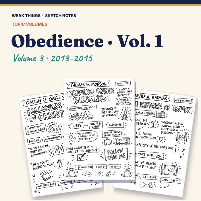Obedience, Volume 3: 25 Conference Talks in Sketch Notes
