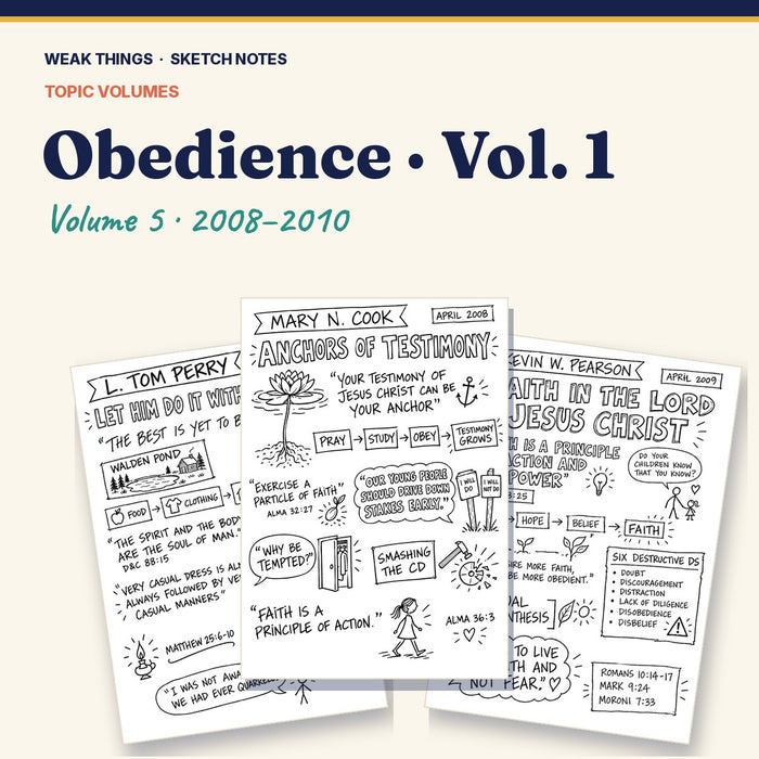 Obedience, Volume 5: 25 Conference Talks in Sketch Notes