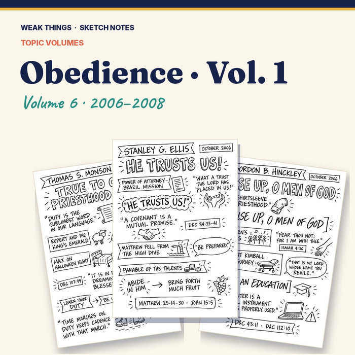 Obedience, Volume 6: 25 Conference Talks in Sketch Notes