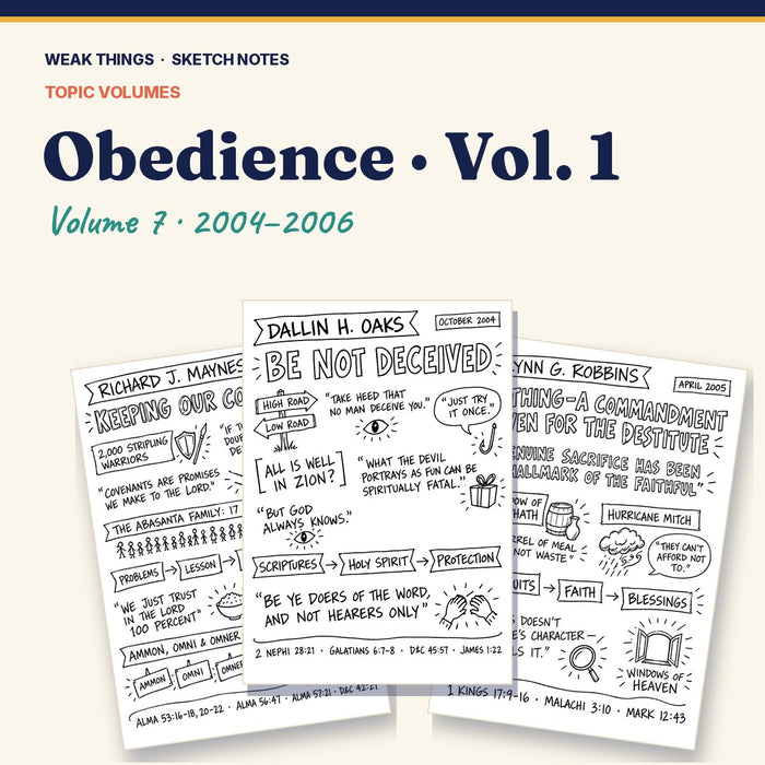 Obedience, Volume 7: 25 Conference Talks in Sketch Notes