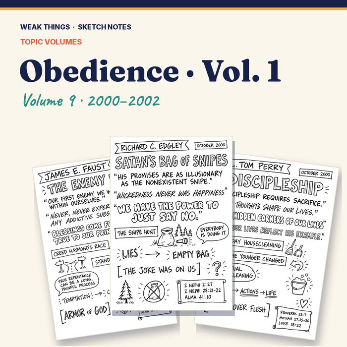 Obedience, Volume 9: 25 Conference Talks in Sketch Notes