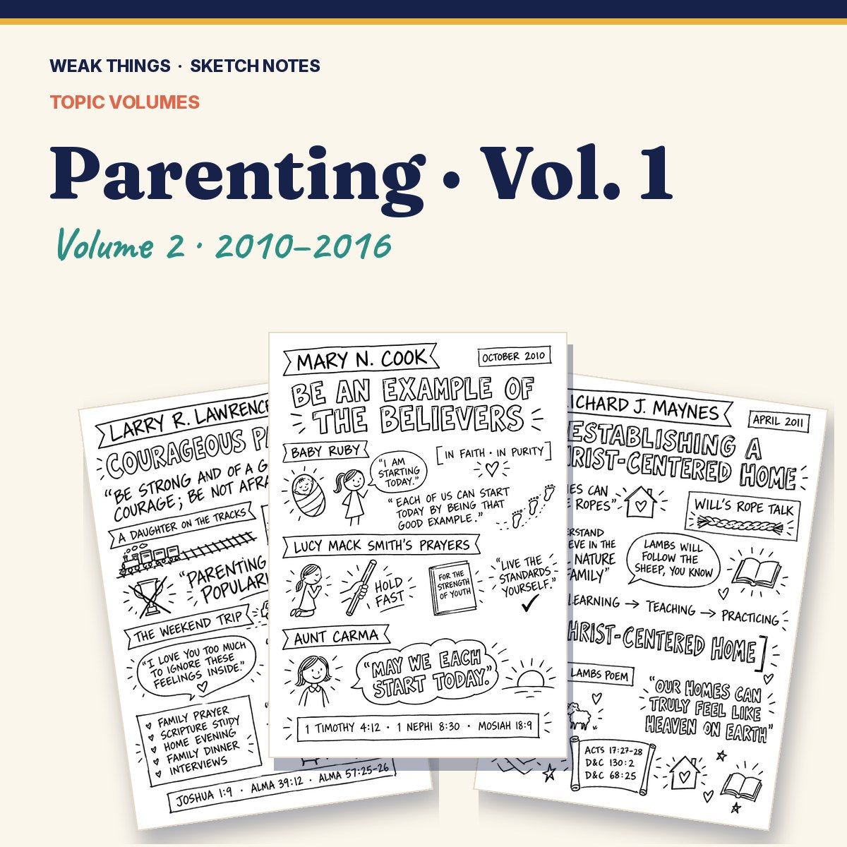 Parenting, Volume 2: 25 Conference Talks in Sketch Notes cover