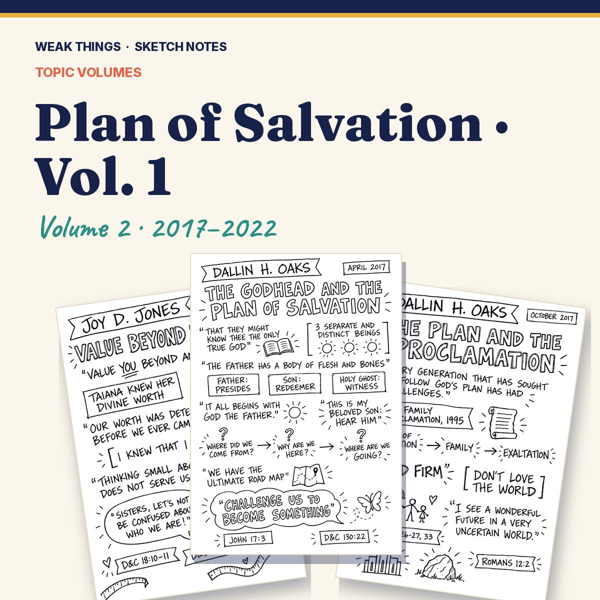 Plan of Salvation, Volume 2: 25 Conference Talks in Sketch Notes cover