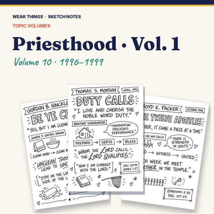 Priesthood, Volume 10: 25 Conference Talks in Sketch Notes