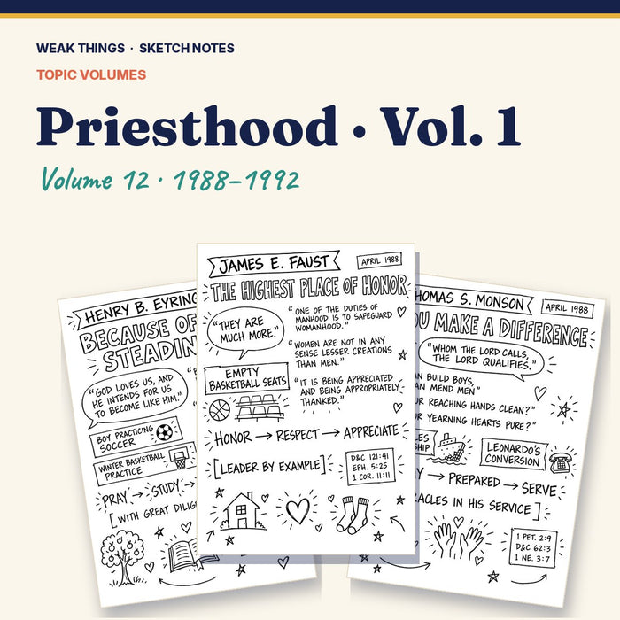 Priesthood, Volume 12: 25 Conference Talks in Sketch Notes