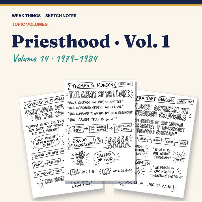 Priesthood, Volume 14: 25 Conference Talks in Sketch Notes