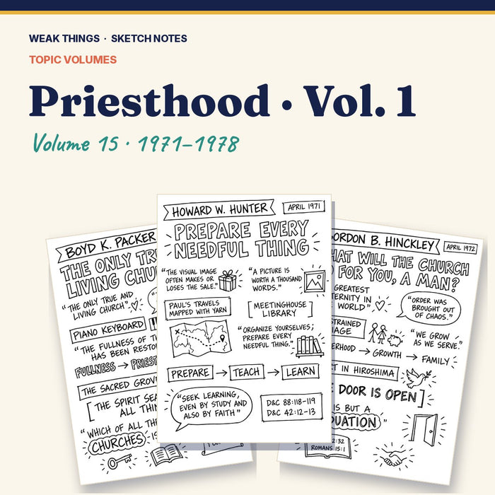 Priesthood, Volume 15: 25 Conference Talks in Sketch Notes