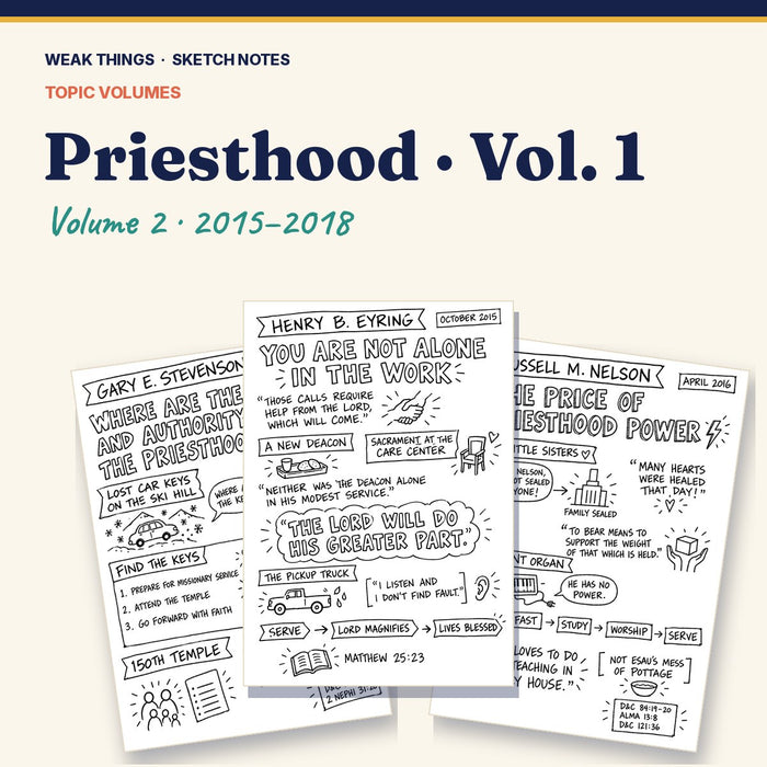 Priesthood, Volume 2: 25 Conference Talks in Sketch Notes