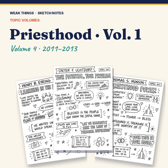 Priesthood, Volume 4: 25 Conference Talks in Sketch Notes