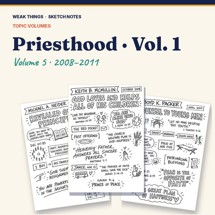 Priesthood, Volume 5: 25 Conference Talks in Sketch Notes
