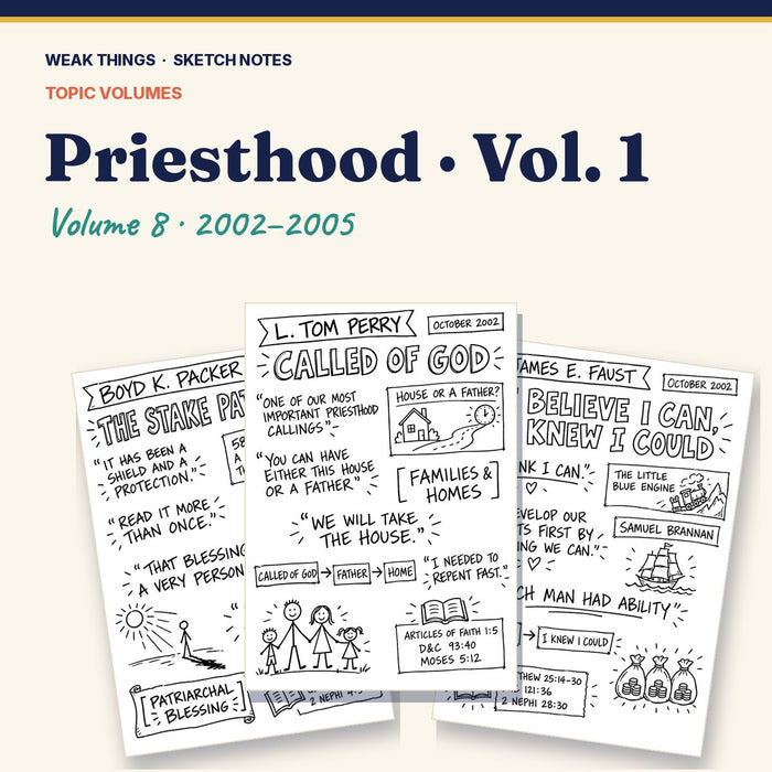 Priesthood, Volume 8: 25 Conference Talks in Sketch Notes