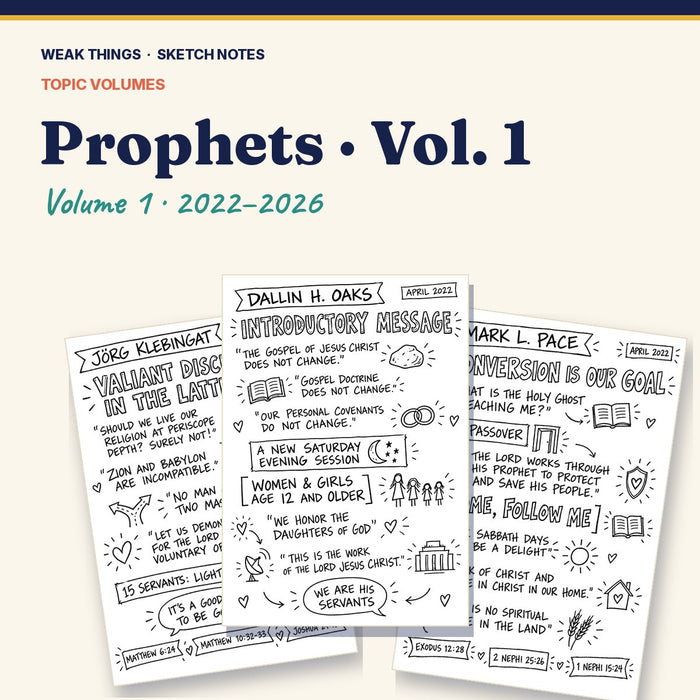 Prophets, Volume 1: 25 Conference Talks in Sketch Notes