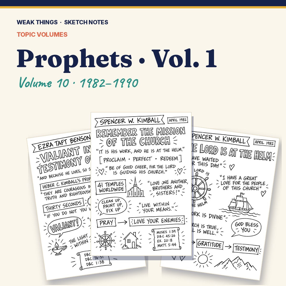 Prophets, Volume 10: 25 Conference Talks in Sketch Notes cover