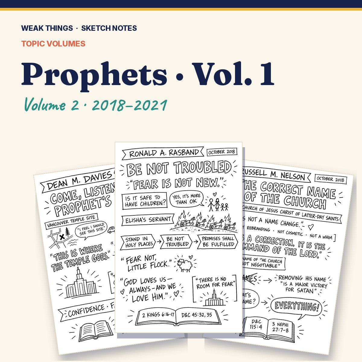 Prophets, Volume 2: 25 Conference Talks in Sketch Notes cover