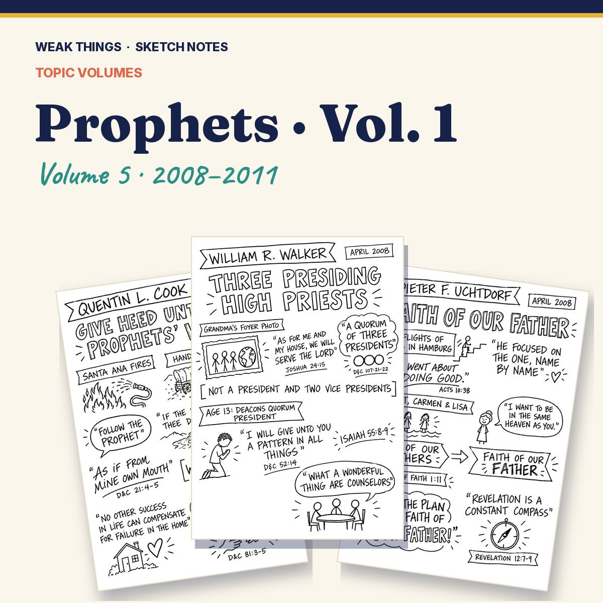 Prophets, Volume 5: 25 Conference Talks in Sketch Notes cover