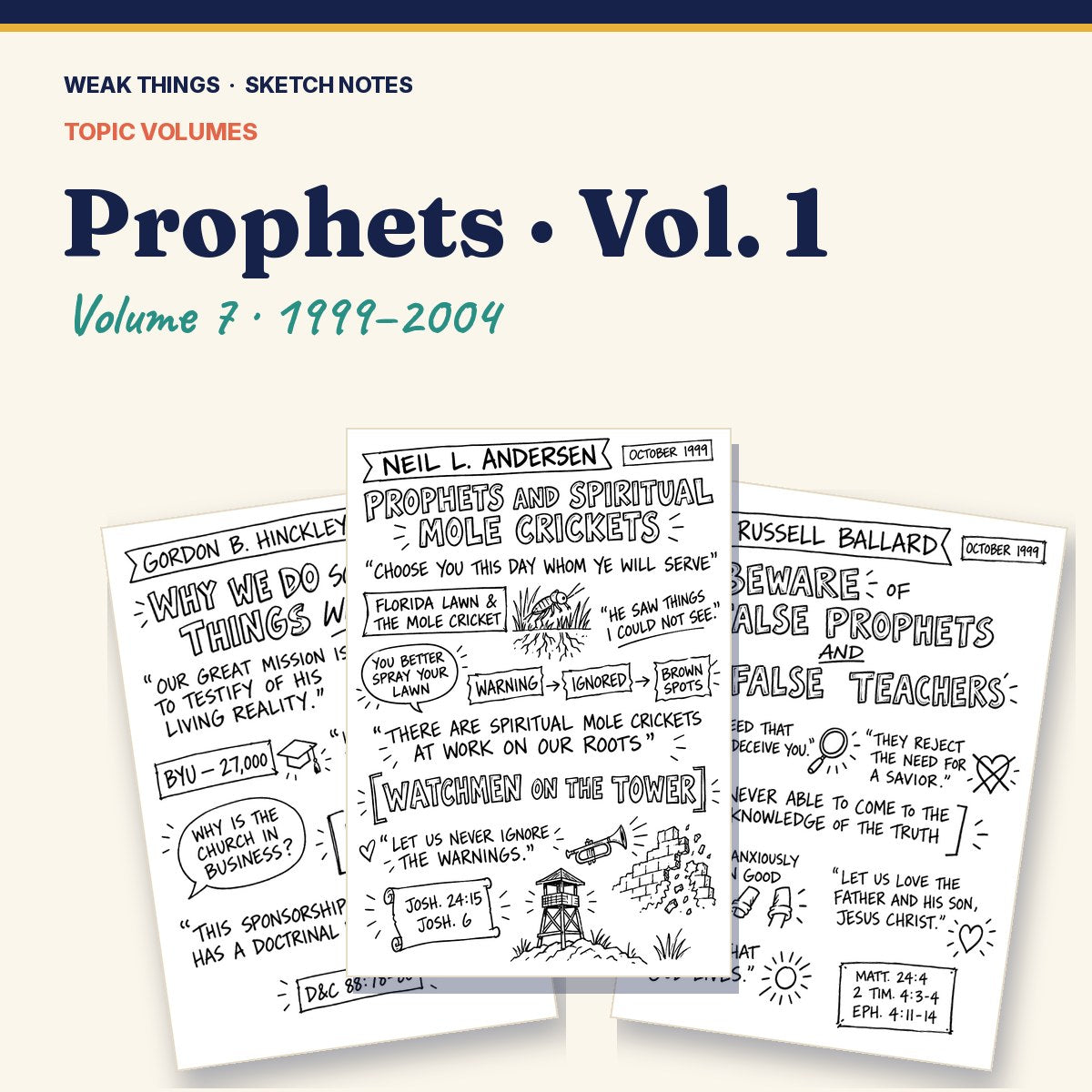 Prophets, Volume 7: 25 Conference Talks in Sketch Notes cover