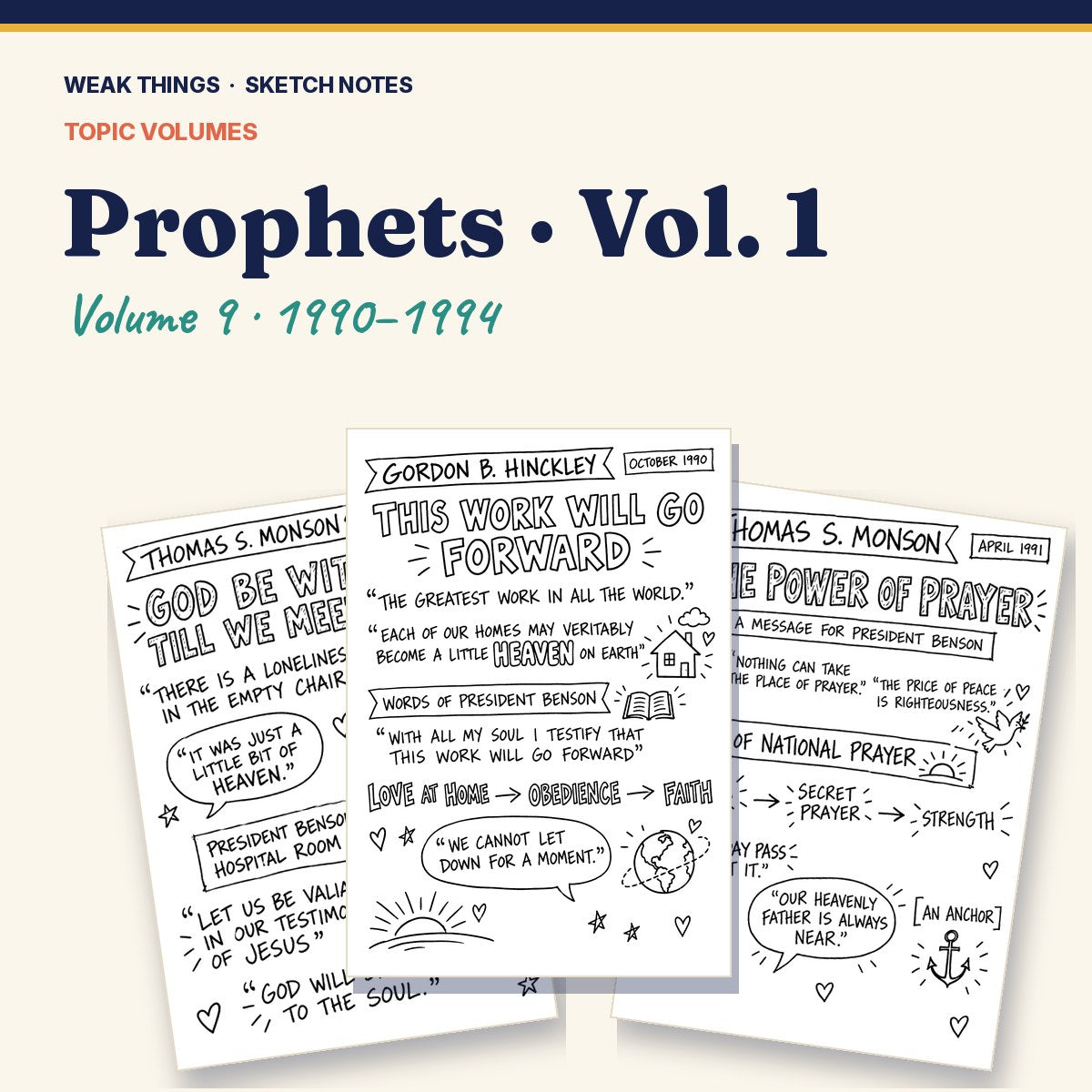 Prophets, Volume 9: 25 Conference Talks in Sketch Notes cover