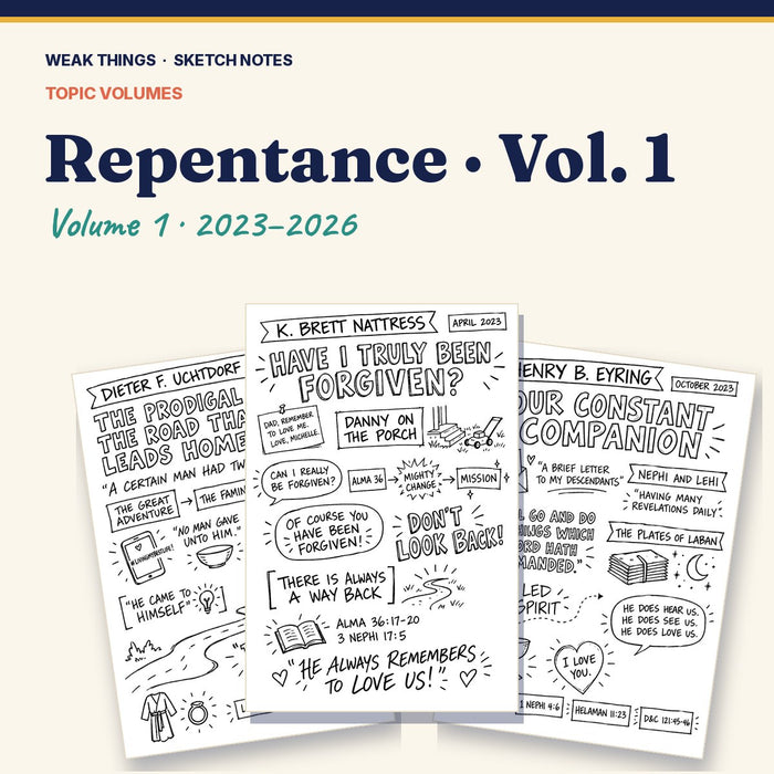 Repentance, Volume 1: 25 Conference Talks in Sketch Notes