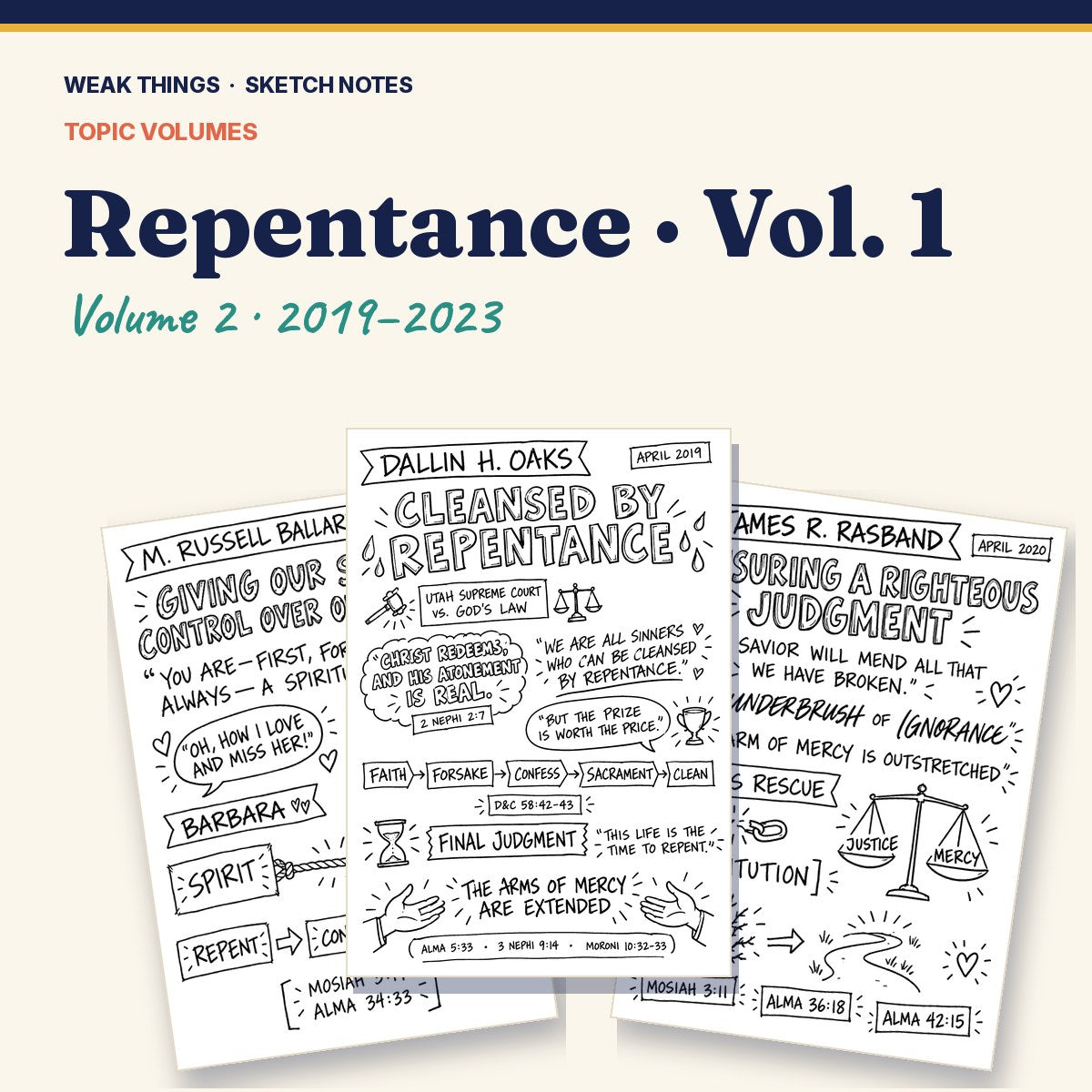 Repentance, Volume 2: 25 Conference Talks in Sketch Notes cover