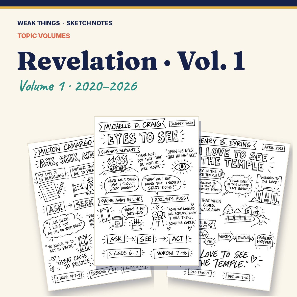 Revelation, Volume 1: 25 Conference Talks in Sketch Notes cover
