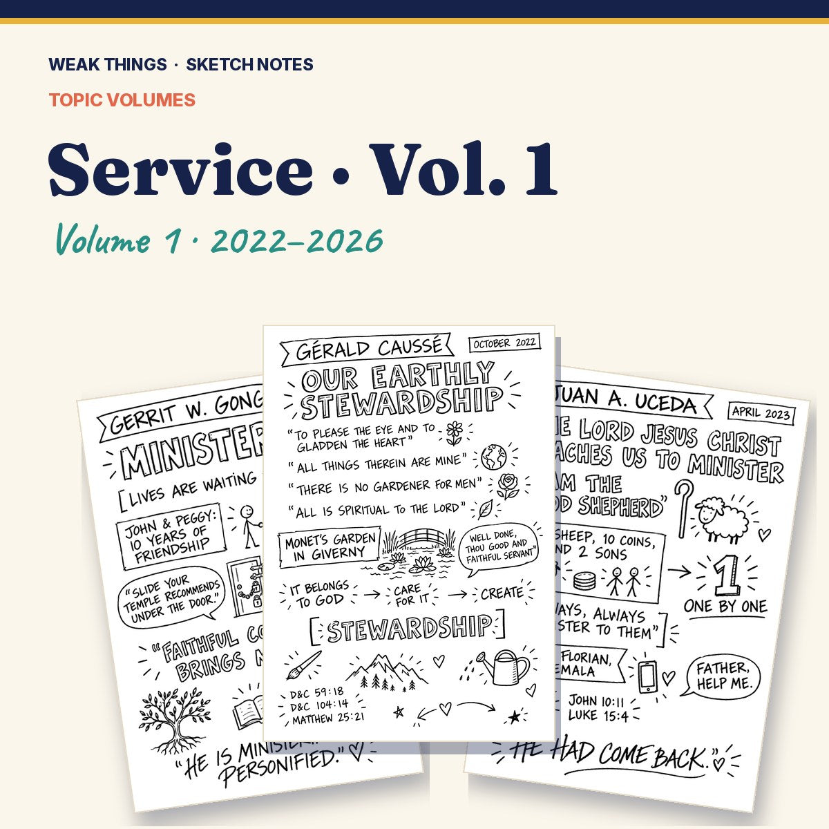 Service, Volume 1: 25 Conference Talks in Sketch Notes cover